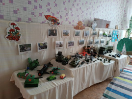 Открытие выставки в музее детского сада. Открытие выставки в музее детского сада.